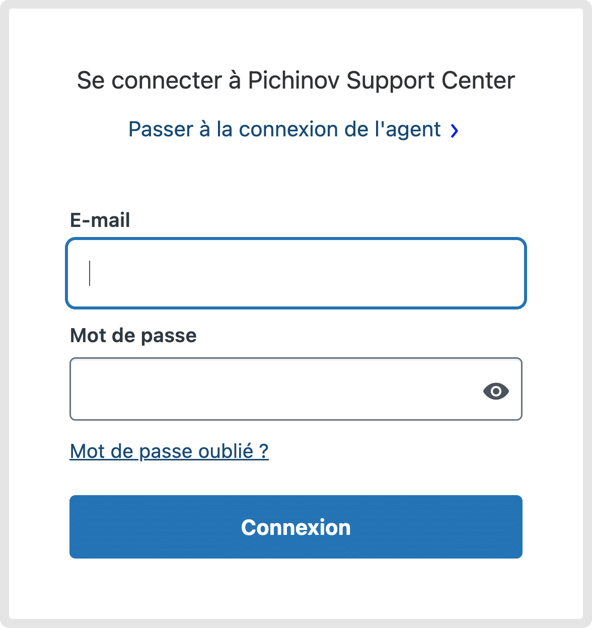 connexion support