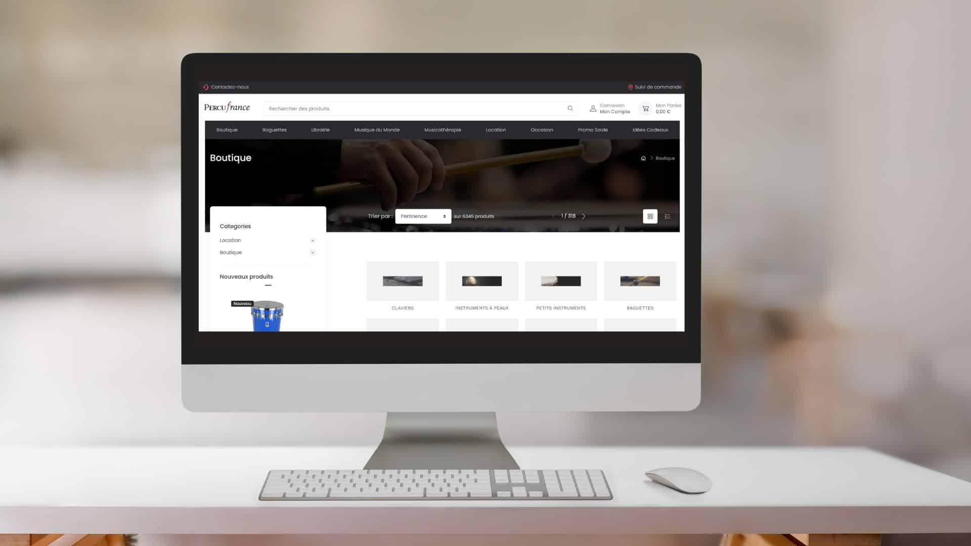 percufrance boutique site web