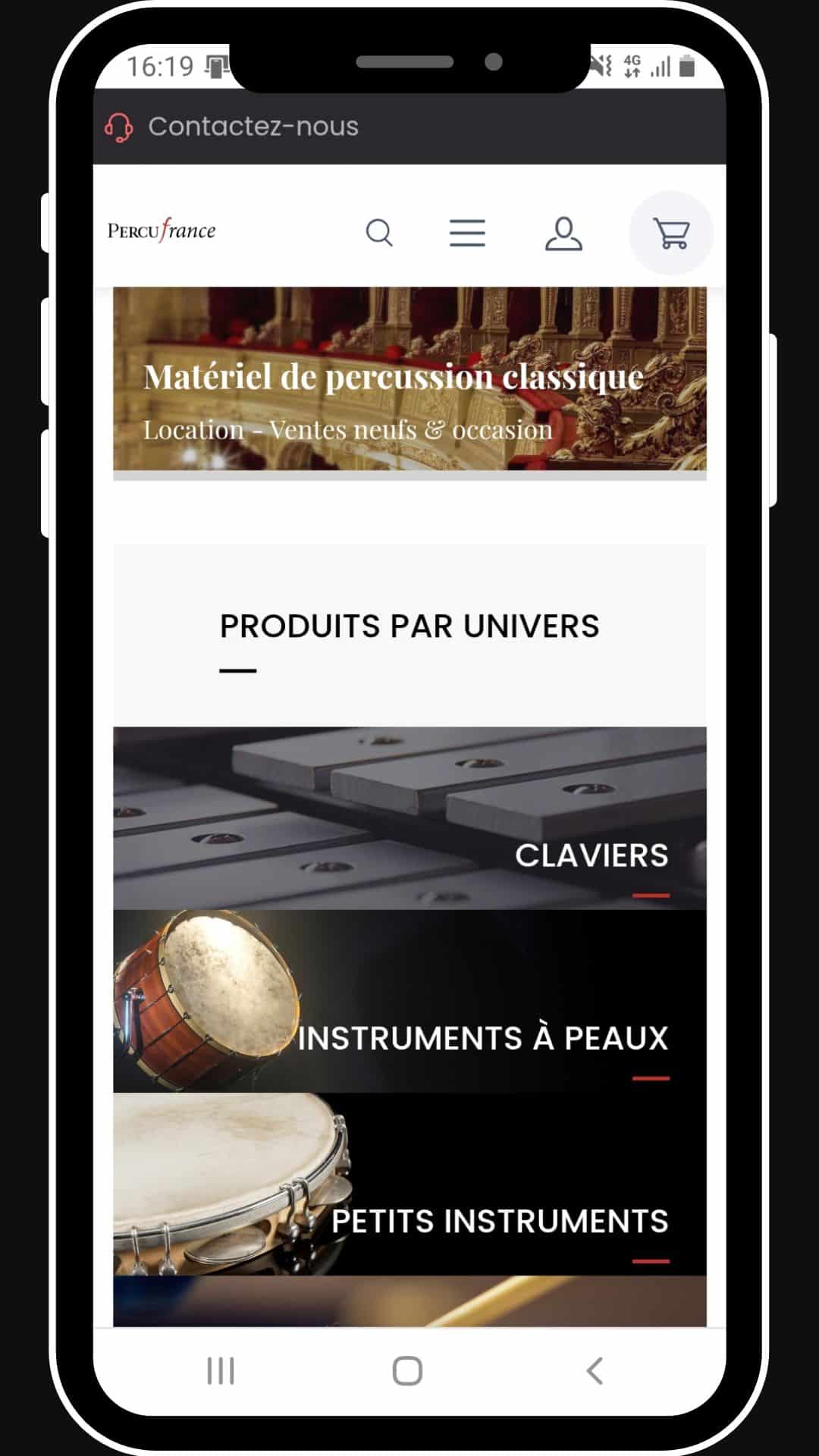 percufrance mobile