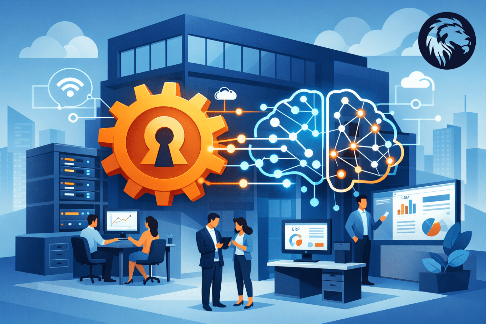 Illustration open source et intelligence artificielle